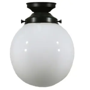 Lighting Inspirations Sphere 6 Opal Gloss Batten Fix Patina LOI3020015A