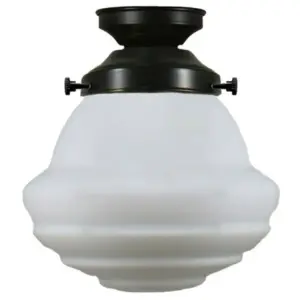 Lighting Inspirations Parkville 9 Opal Matte Batten Fix Patina LOI3020018A