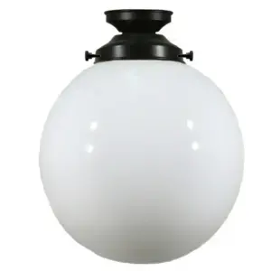 Lighting Inspirations Sphere 10 Opal Gloss Batten Fix Patina LOI3020020A