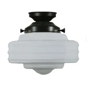 Lighting Inspirations Detroit 8 Opal Matte Batten Fix Patina LOI3020025A