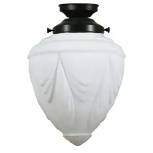 Lighting Inspirations Empire 8 Opal Matte Batten Fix Patina LOI3020026A