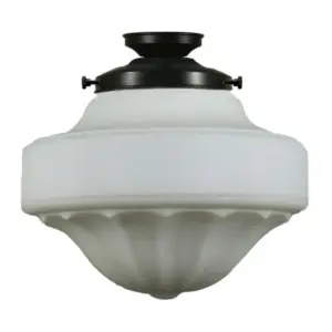 Lighting Inspirations Derby 13 Opal Matte Batten Fix Patina LOI3020038A
