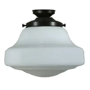 Lighting Inspirations Lincoln Opal Matte Batten Fix Patina LOI3020042A