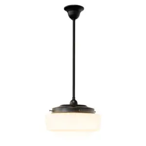 Lighting Inspirations Senator 11 Opal Matte on Rod Set 1/2 x 1/2m Patina LOI3020102A