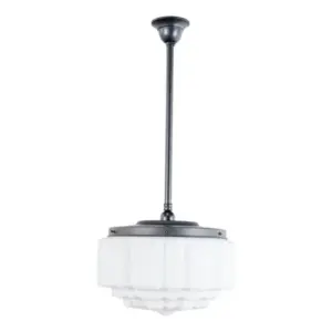 Lighting Inspirations St Kilda 14 Opal Matte on Rod Set 3/4 x 1/2m Patina LOI3020113A