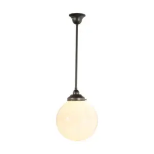Lighting Inspirations Sphere 8 Opal Gloss on Rod Set 1/2 x 1/2m Patina LOI3020115A