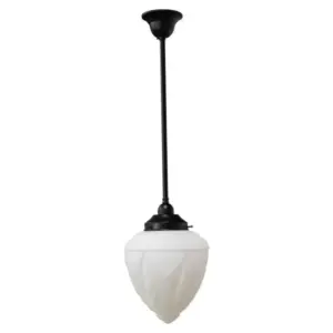 Lighting Inspirations Empire 8 Opal Matte on Rod Set 1/2 x 1/2m Patina LOI3020118A
