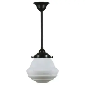 Lighting Inspirations Parkville 9 Opal Matte on Rod Set 1/2 x 1/2m Patina LOI3020126A