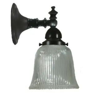 Lighting Inspirations Koscina Wall Light Patina with Zipper 23 Clear LOI3020147A