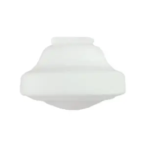 Lighting Inspirations Lincoln Schoolhouse Shade 6 1/4Fitter Opal Matte LOI3090042