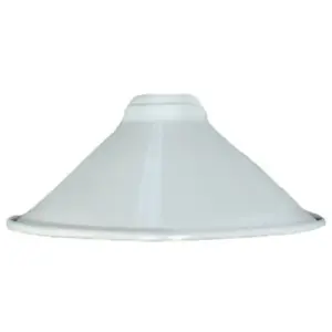 Lighting Inspirations Edwardian 250mm Metal Shade 29mm Hole White LOI3090277