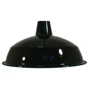 Lighting Inspirations Warehouse 420mm Metal Shade 29mm Hole Black LOI3090284