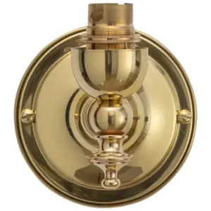 Lighting Inspirations Koscina 1 Light Wall Bracket Polished Brass Frame Only LOI3090292