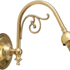 Lighting Inspirations Victoriana 1 Light Wall Bracket Polished Brass Frame Only LOI3090305