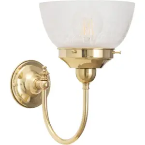 Lighting Inspirations Luke Wall Bracket With Keon Shade LOI3090410A