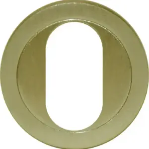 Superior Brass Architectural Oval Escutcheon PVD PB 45mm SUP13706