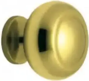 Superior Brass Cupboard Knob Pull PB 25mm SUP18674