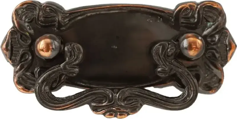 Superior Brass Cabinet Fitting Art Nouveau ATQ SUP24671