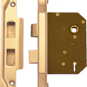 Superior Brass Rebated Lock 3 Lever ATQ 45mm SUP29047
