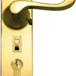 Superior Brass Lever Lock punched to suit myLOCK PB 200x50mm SUP3008M
