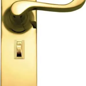 Superior Brass Lever Lock Privacy Bathroom PB 200x50mm SUP3008P