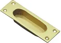Superior Brass Flush Pull PB 126x47mm SUP3021