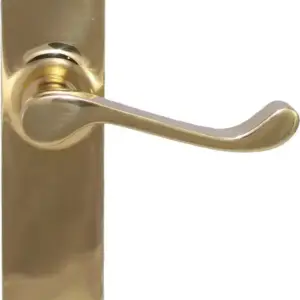 Superior Brass Lever Latch Passage Set PB 150x42mm SUP3094
