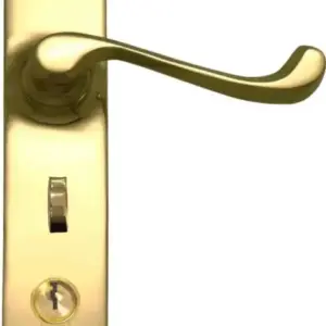Superior Brass Lever Lock punched to suit myLOCK PB 200x36mm SUP3140M