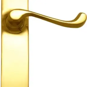 Superior Brass Lever Latch PB 105x36mm SUP3144