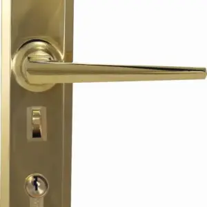 Superior Brass Lever Lock punched to suit myLOCK PB 200x50mm SUP3169M