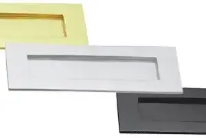 Superior Brass Letter Plate CP 280x100mm SUP33012