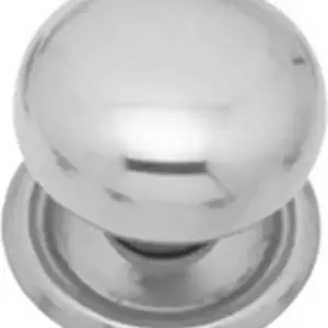 Superior Brass Round Cupboard Knob CP 30mm SUP33030