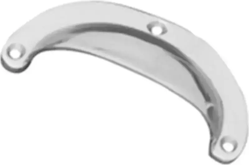 Superior Brass Drawer Pull CP 100mm SUP34020