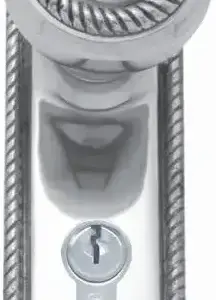Superior Brass Knob Lock CC 476mm CP 150x50mm SUP34056A