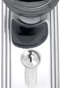 Superior Brass Knob Lock CC 476mm CP 200x50mm SUP34157A