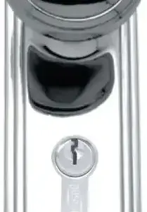 Superior Brass Knob Lock CC 476mm CP 150x50mm SUP34161A
