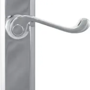Superior Brass Lever Latch Passage Set CP 200x50mm SUP34169