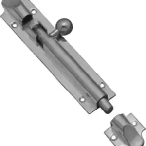 Superior Brass Barrel Bolt Tapered CP 75mm SUP34273