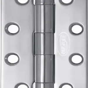 Superior Brass Butt Hinge Fixed Pin inc screws CP 76x41mm SUP35004