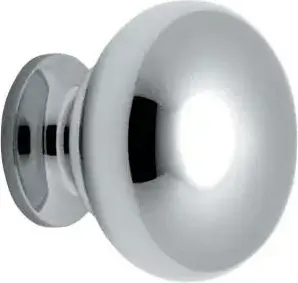 Superior Brass Cupboard Knob Pull CP 30mm SUP38664