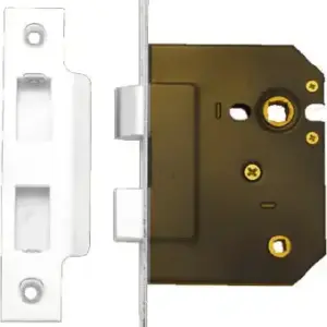 Superior Brass Bathroom Mortise Lock CP 45mm SUP39062