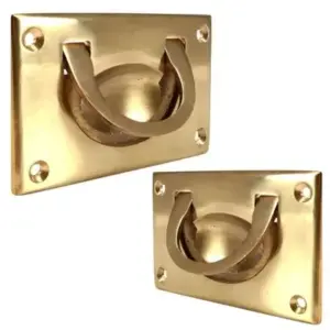 Superior Brass Military Chest Handle PB 90x55mm SUP4018