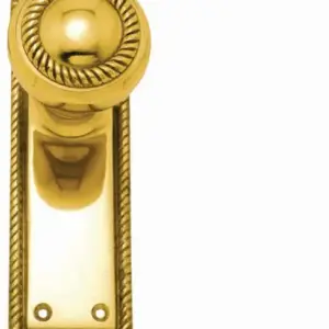 Superior Brass Knob Latch Passage Set PB 150x50mm SUP4056