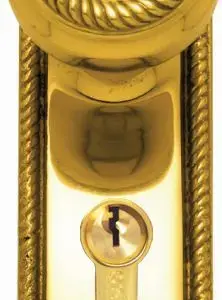 Superior Brass Knob Lock CC 476mm PB 175x50mm SUP4071A