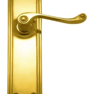 Superior Brass Lever Latch Passage Set PB 150x50mm SUP4087