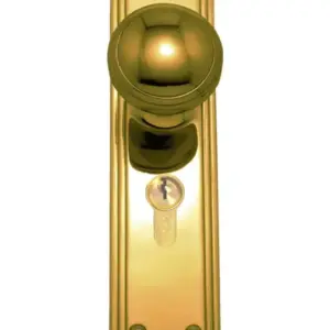 Superior Brass Knob Lock 476mm PB 200x50mm SUP4157A