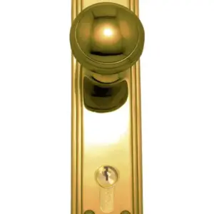 Superior Brass Knob Lock CC 85mm PB 200x50mm SUP4157E
