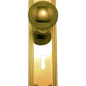 Superior Brass Knob Lock CC 57mm PB 200x50mm SUP4157K