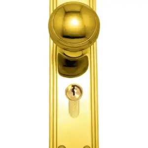 Superior Brass Knob Lock CC 476mm PB 150x50mm SUP4161A