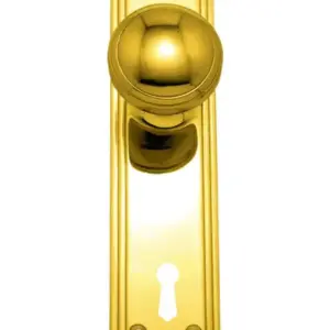 Superior Brass Knob Lock CC 57mm PB 150x50mm SUP4161K